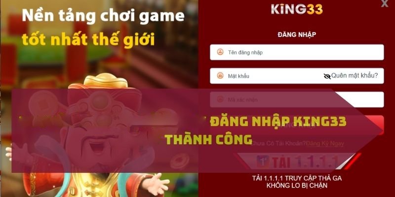 đăng nhập king33